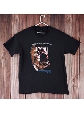 Vtg 1998 Ride For The Forgotten Single Stitch Shirt Black Size 2XL Made In USA